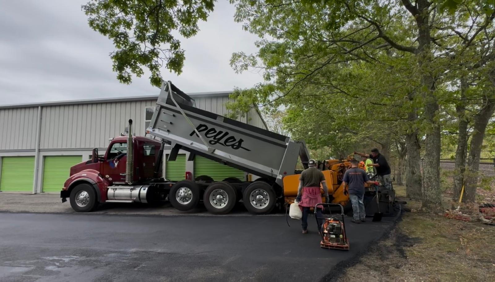Parking Lot Asphalt Work